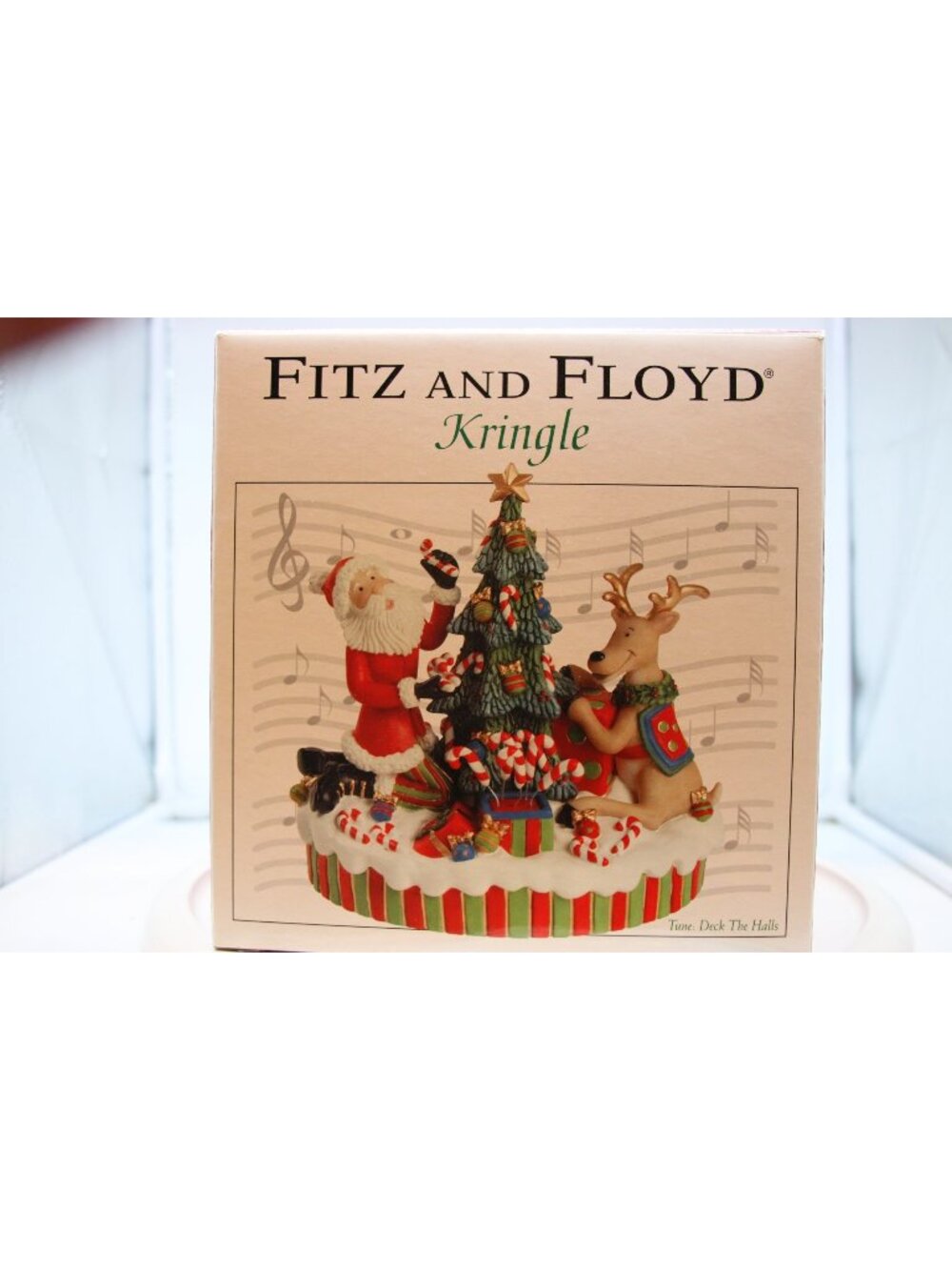 Fitz & Floyd Musical - Kringle - Plays "Deck the Halls"